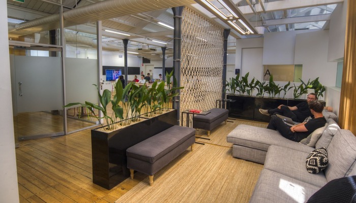 Interior of YBF Ventures in Melbourne, Australia