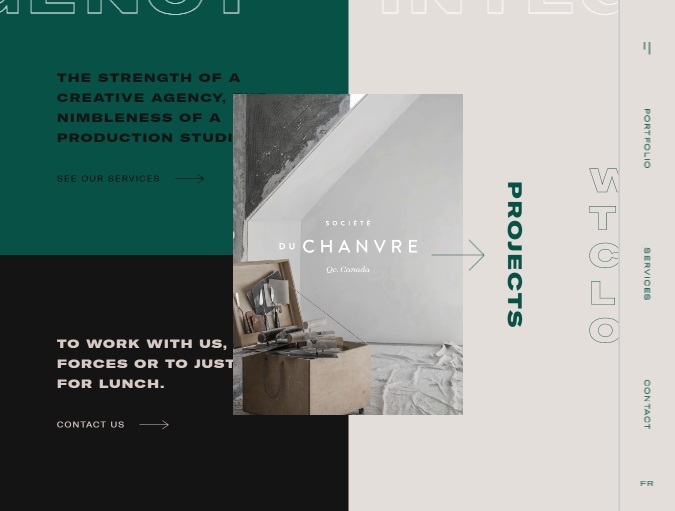 Screenshot of Beauvoir Creative Agency website