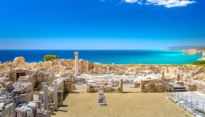 Ruins of Kourion in Limassol, Cyprus