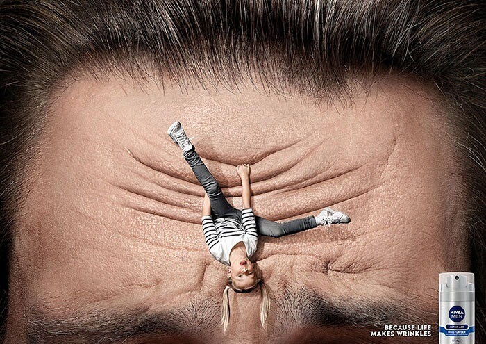 Nivea Because Life Makes Wrinkles Campaign