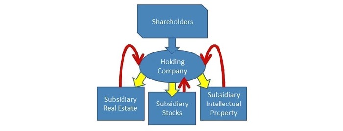 Company structure scheme