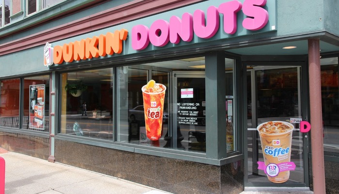 Exterior of a Dunkin
